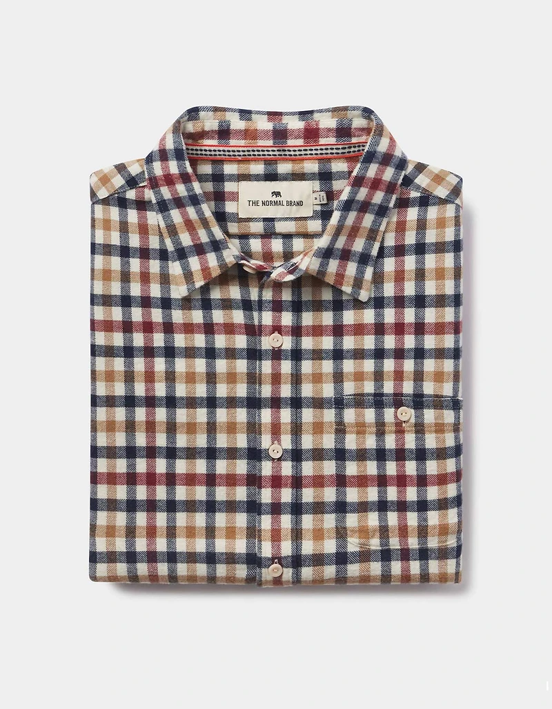 Hudson Double Brushed Flannel Harvest Plaid