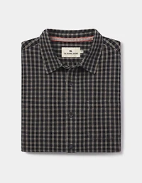Nikko Button Up Shirt Black Plaid