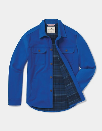 Brightside Flannel Lined Workwear Jacket Cobalt