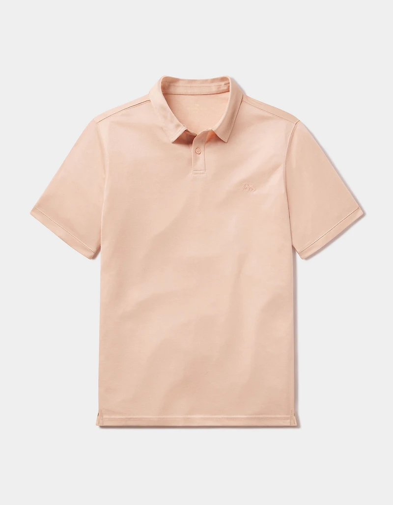 Performance Pique Polo Dusty Rose