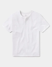 Normal Jersey Henley White