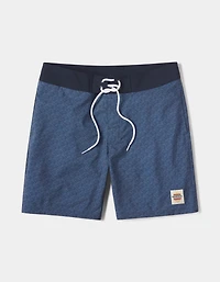 Apollo Trunk Normal Navy Wave Print