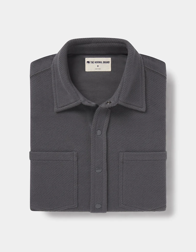 Loop Terry Button Up Shadow