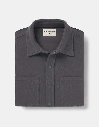 Loop Terry Button Up Shadow