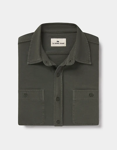 Lennox Jersey Button Up Alpine