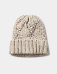 Cable Knit Beanie in Cream