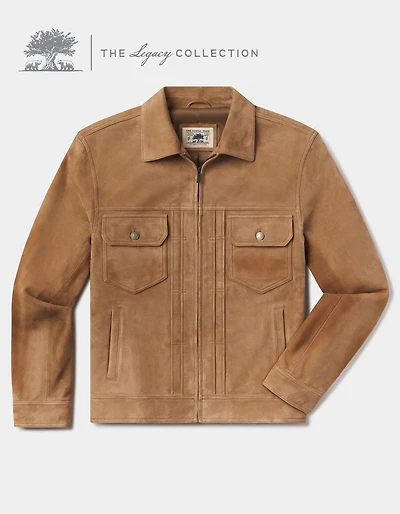 Anthony Suede Type 2 Trucker Toasted Chestnut