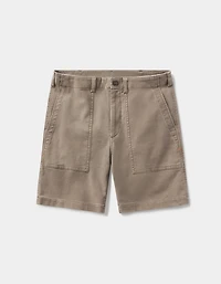 Comfort Terry Utility Short Taupe