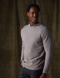 COOLMAX® Textured Hoodie Sweater Greystone