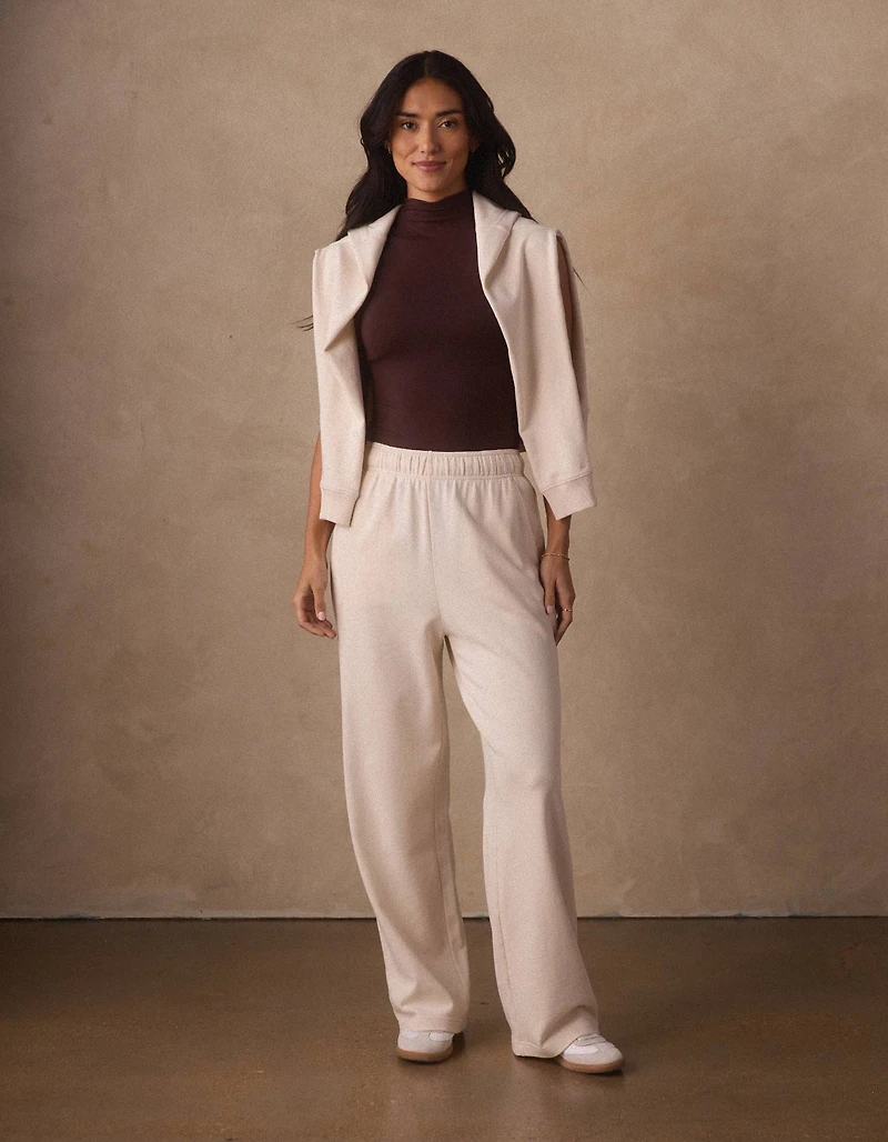 Cole Terry Straight Leg Sweatpant Birch