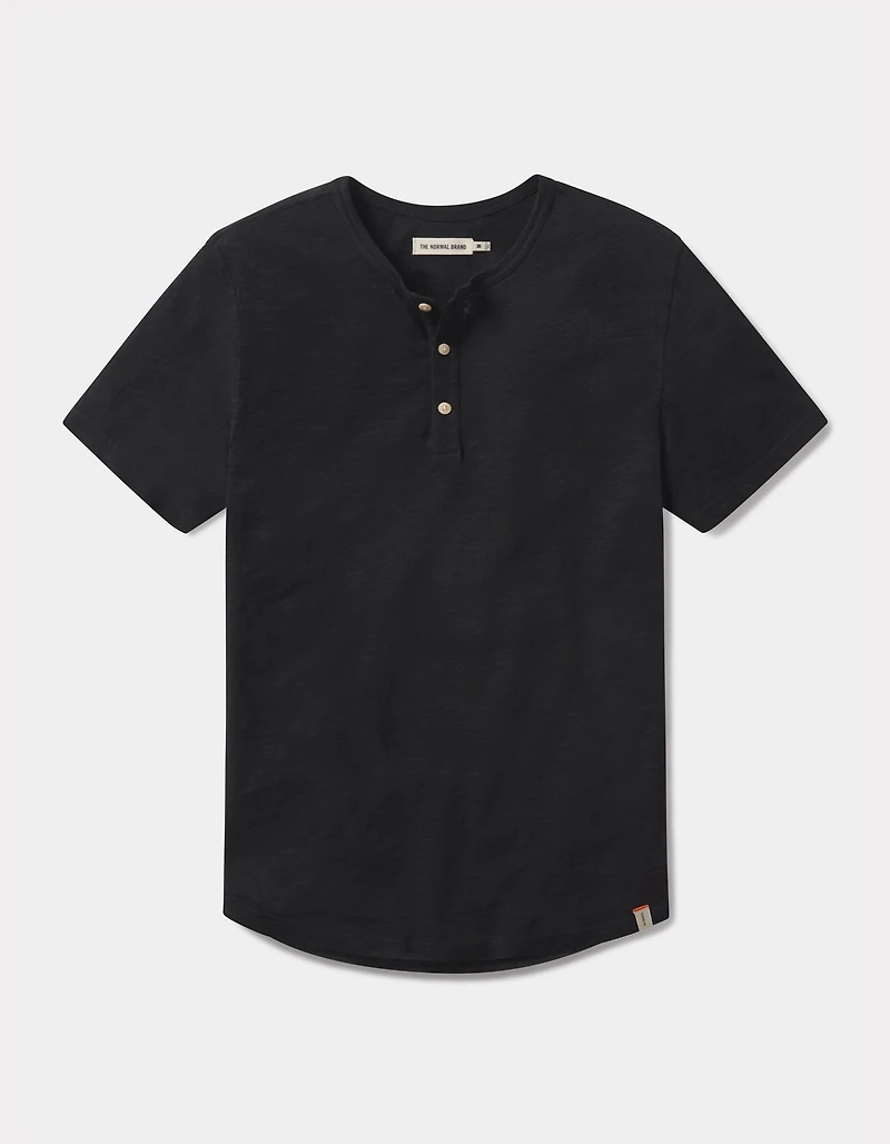 Legacy Jersey Henley Black