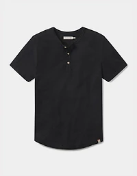 Legacy Jersey Henley Black