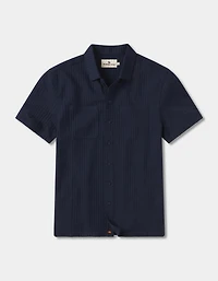 Knit Getaway Button Up Navy