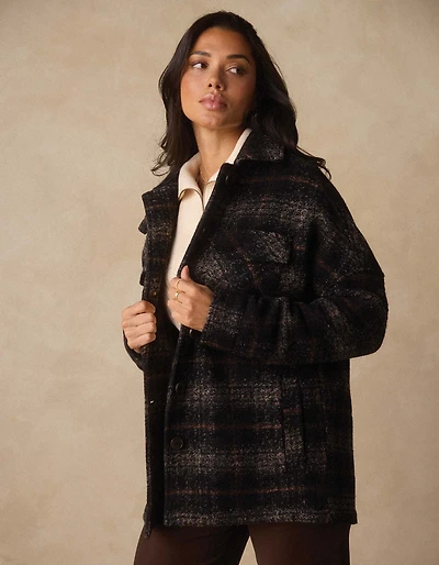 Logan Lodge Jacket Shadow Plaid