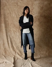 Fiona Overcoat Navy