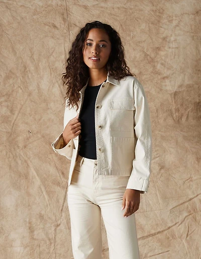 Scout Canvas Jacket Chalk