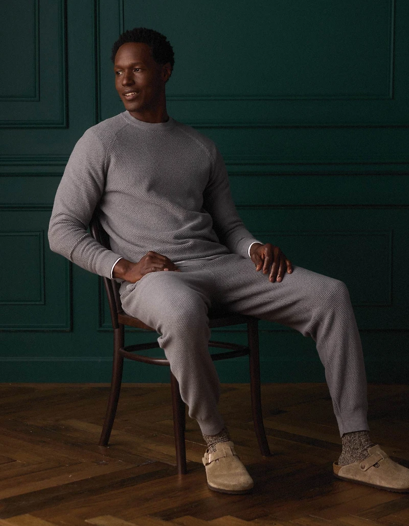 COOLMAX® Textured Jogger Greystone