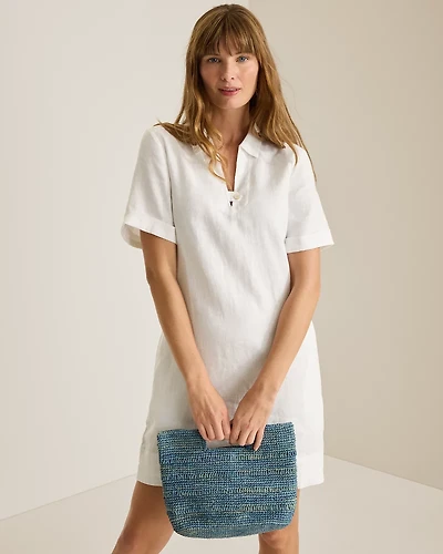 two palms linen shift dress Two Palms Perfectly Paradise Linen Shift Dress