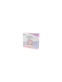 Aria Serviette à Cheveux en Satin Rose Très Nécessaire