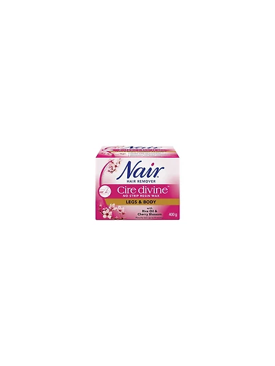 Nair Cire Divine Microwave Resin Wax For Legs & Body - 400g