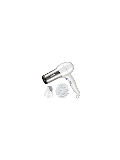 Conair Chrome Ceramic Ionic Dryer White