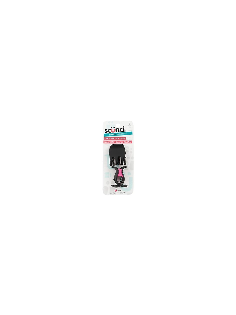 Conair Scunci Pinces Mâchoires Rembourrées 2Mcx