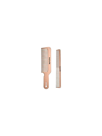 BabylissPro Duo de Peignes Métalliques RoseFX