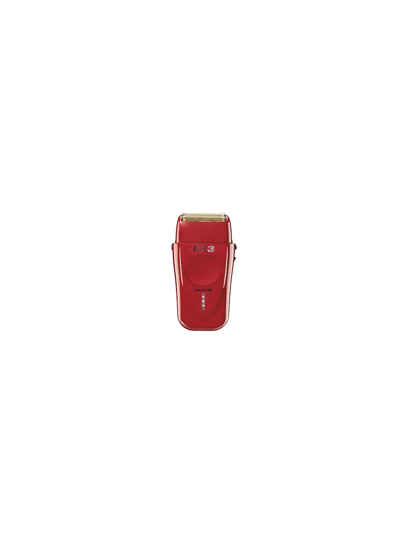 BabylissPro Fx3 Cord-cordless High Speed Double Foil Shaver Red
