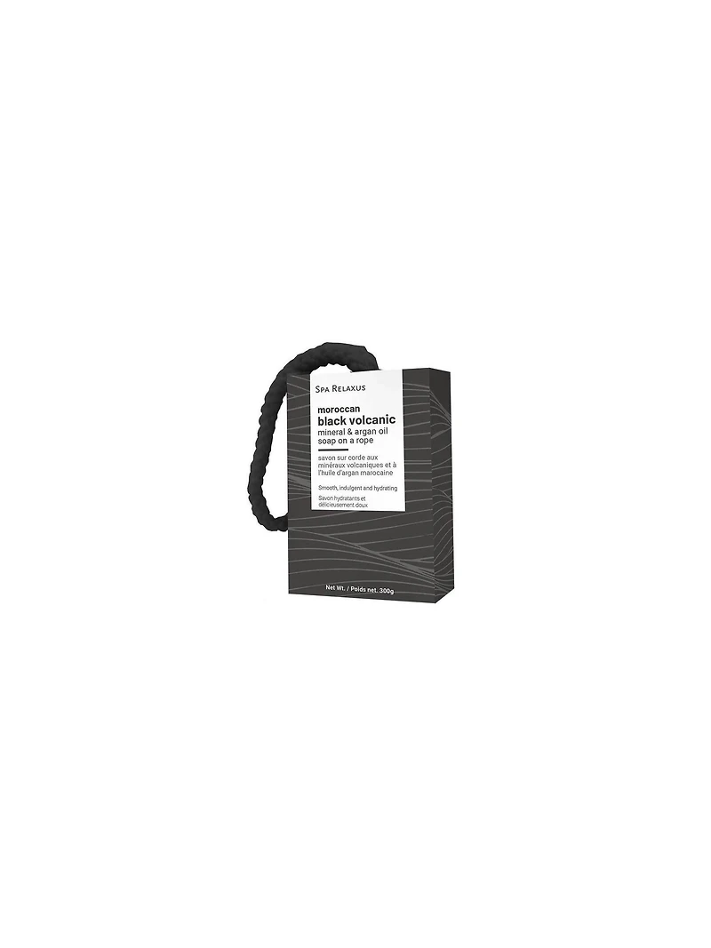 zzz Relaxus Beauty Soap on a Rope - Moroccan Black Soap - DISC