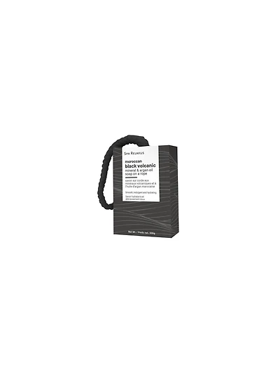 zzz Relaxus Beauty Soap on a Rope - Moroccan Black Soap - DISC