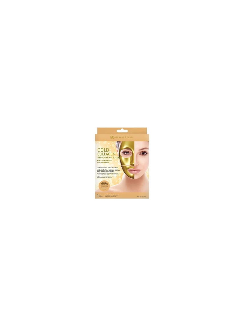 Relaxus Gold Collagen Hydrogel Facial Mask
