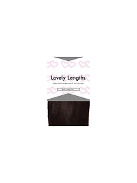 Lovely Lengths Clip-In Extensions Inch 1B Natural Black