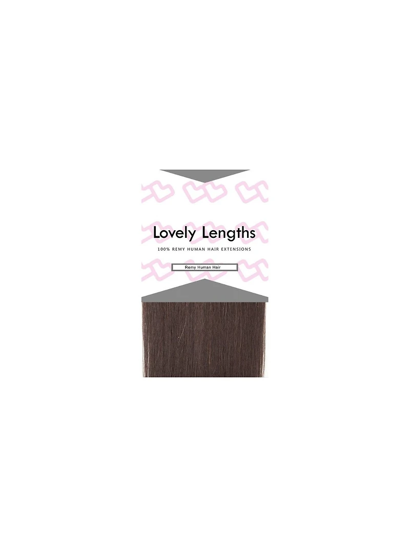 Extensions à Clips Lovely Lengths 16 Pouces 2 Brun Foncé