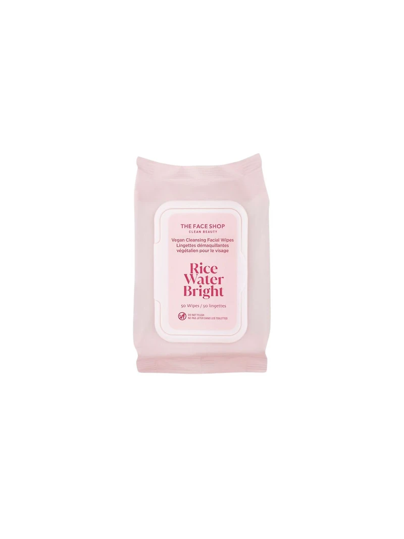 The Face Shop Lingettes Démaquillantes Vegan pour le Visage