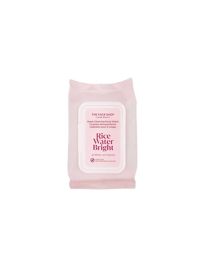 The Face Shop Lingettes Démaquillantes Vegan pour le Visage