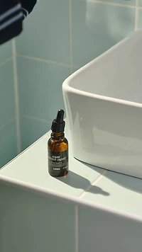 Vegan Leather Jacket Hair And Beard Oil