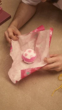 Emballage de tissu Hearts