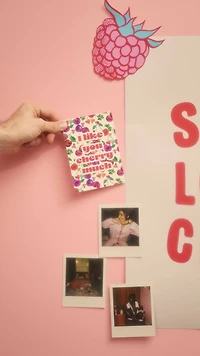 Carte postale I Like You Cherry Much