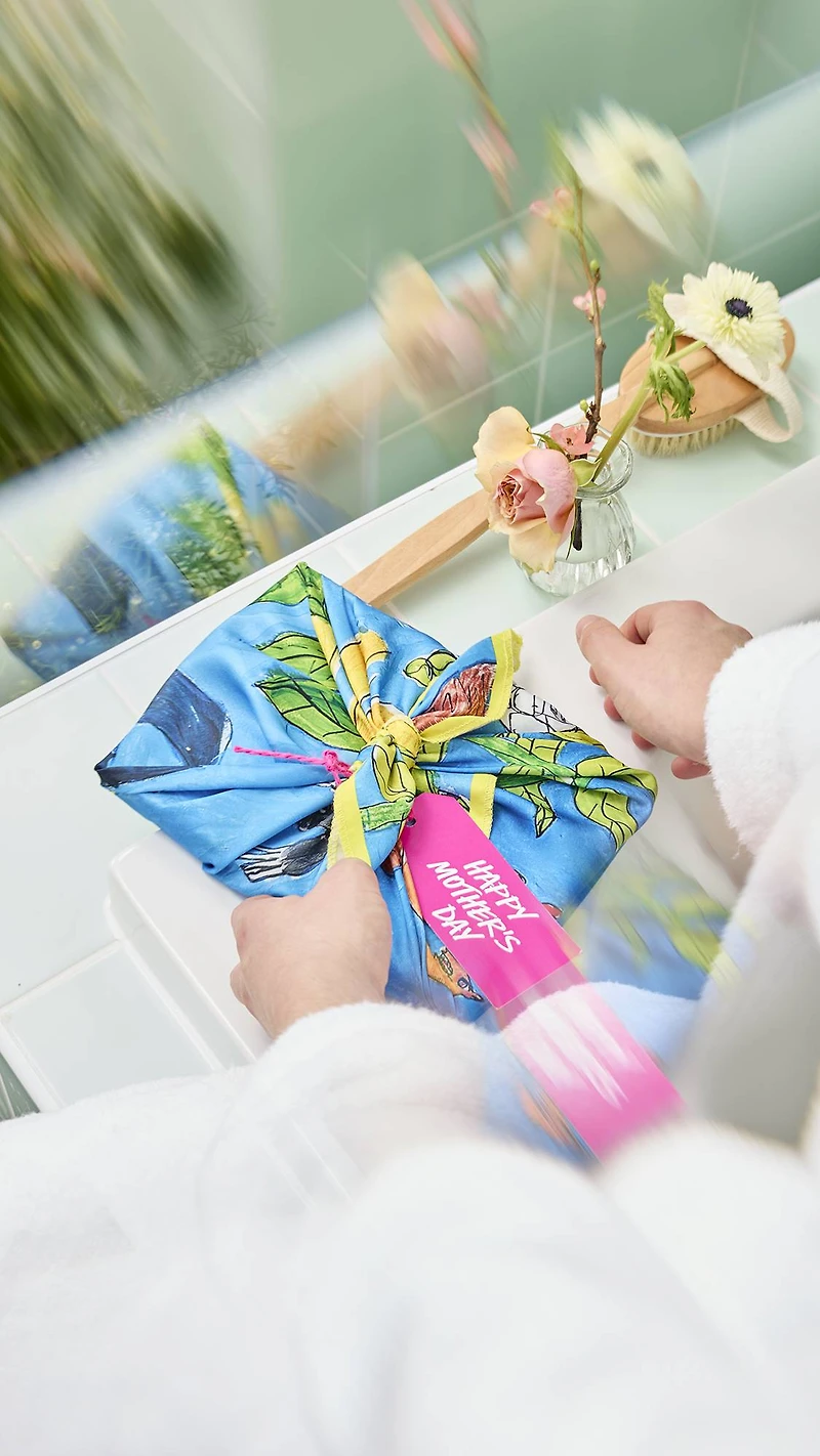 Emballage de tissu Garden Mural