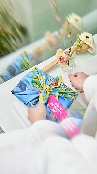 Emballage de tissu Garden Mural