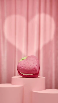 Strawberry Crumble Bubbleroon