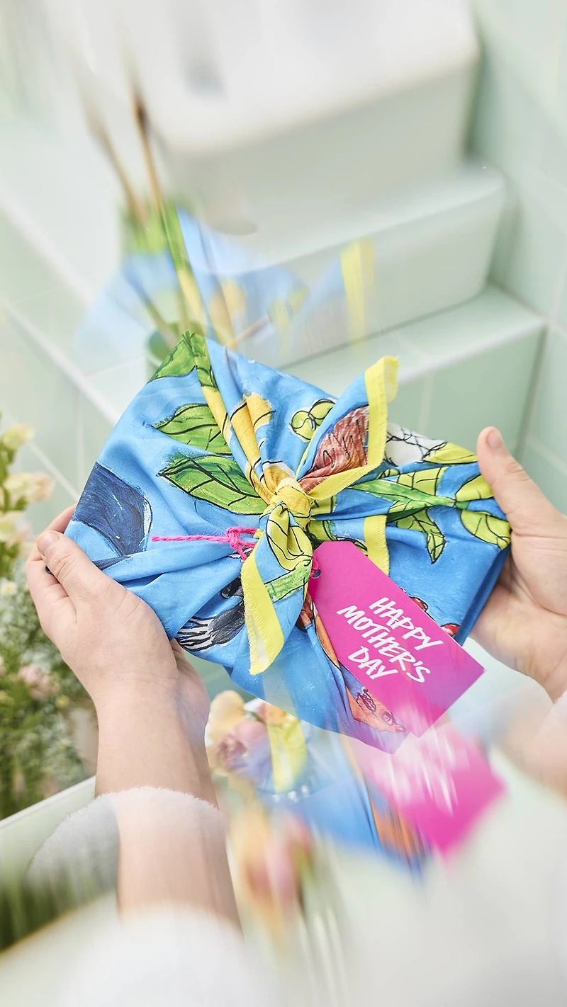 Emballage de tissu Garden Mural