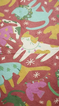 Christmas Companions Lokta Wrap