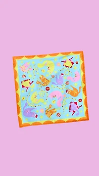 Purrrfect Christmas Knot Wrap