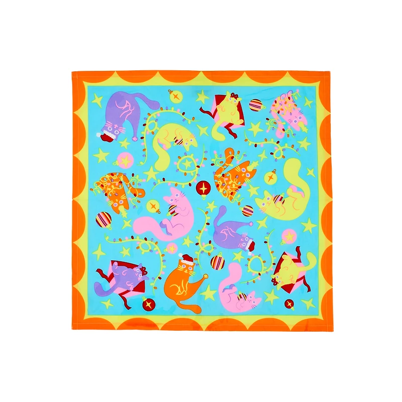 Emballage de tissu Purrrfect Christmas