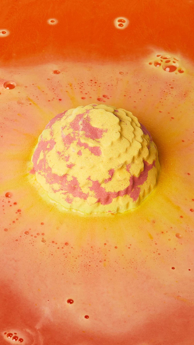 Cempasúchil Bath Bomb