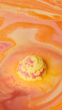 Cempasúchil Bath Bomb