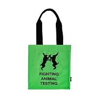 Fighting Animal Testing Green | Canvas Bag