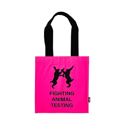 Fighting Animal Testing Pink | Canvas Bag