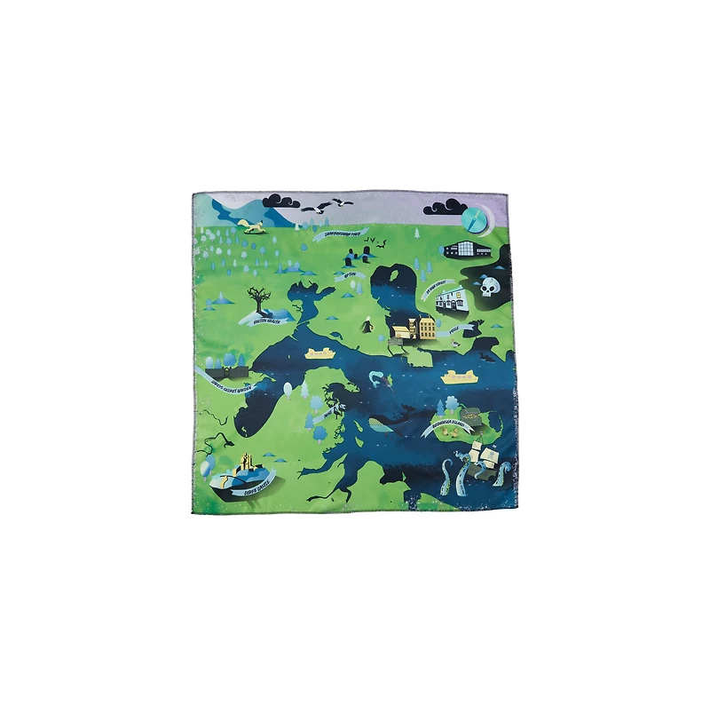 Emballage de tissu Treasure Map